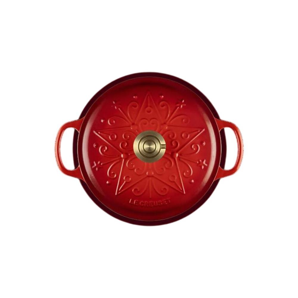 Le Creuset 24cm Christmas Cast Iron Round Casserole
